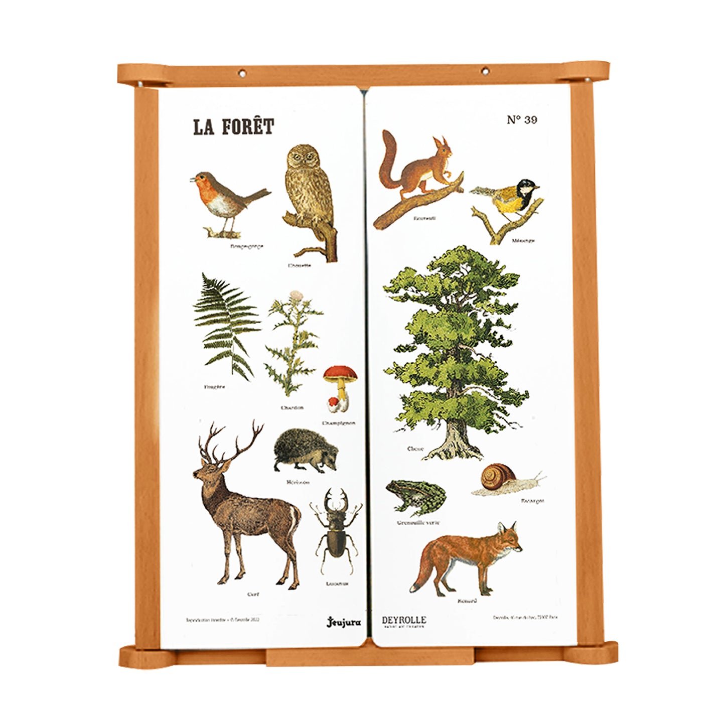 TABLEAU triptyque "La forêt"