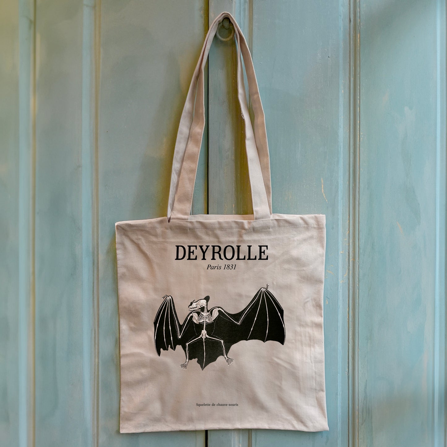 Tote bag squelette de Chauve-souris