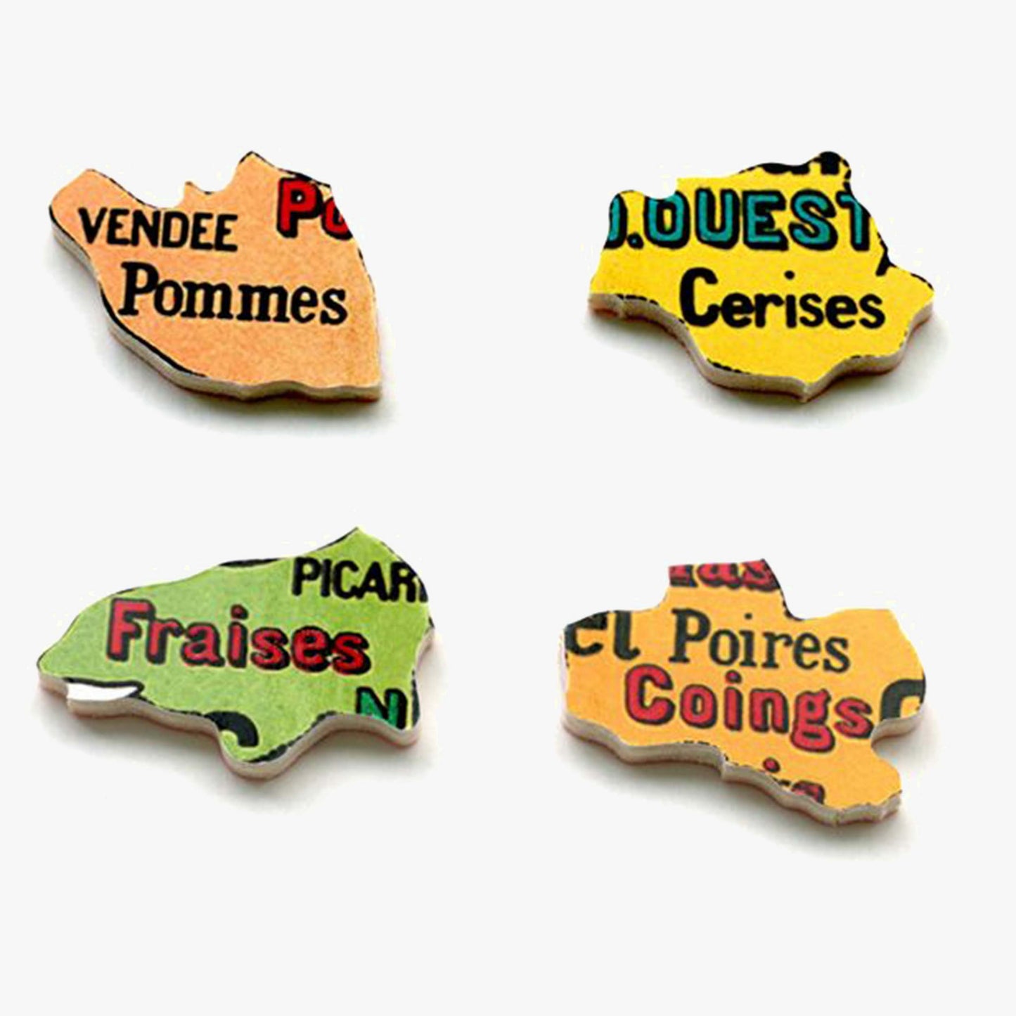 Puzzle: Map of France of Fruits - DEYROLLE