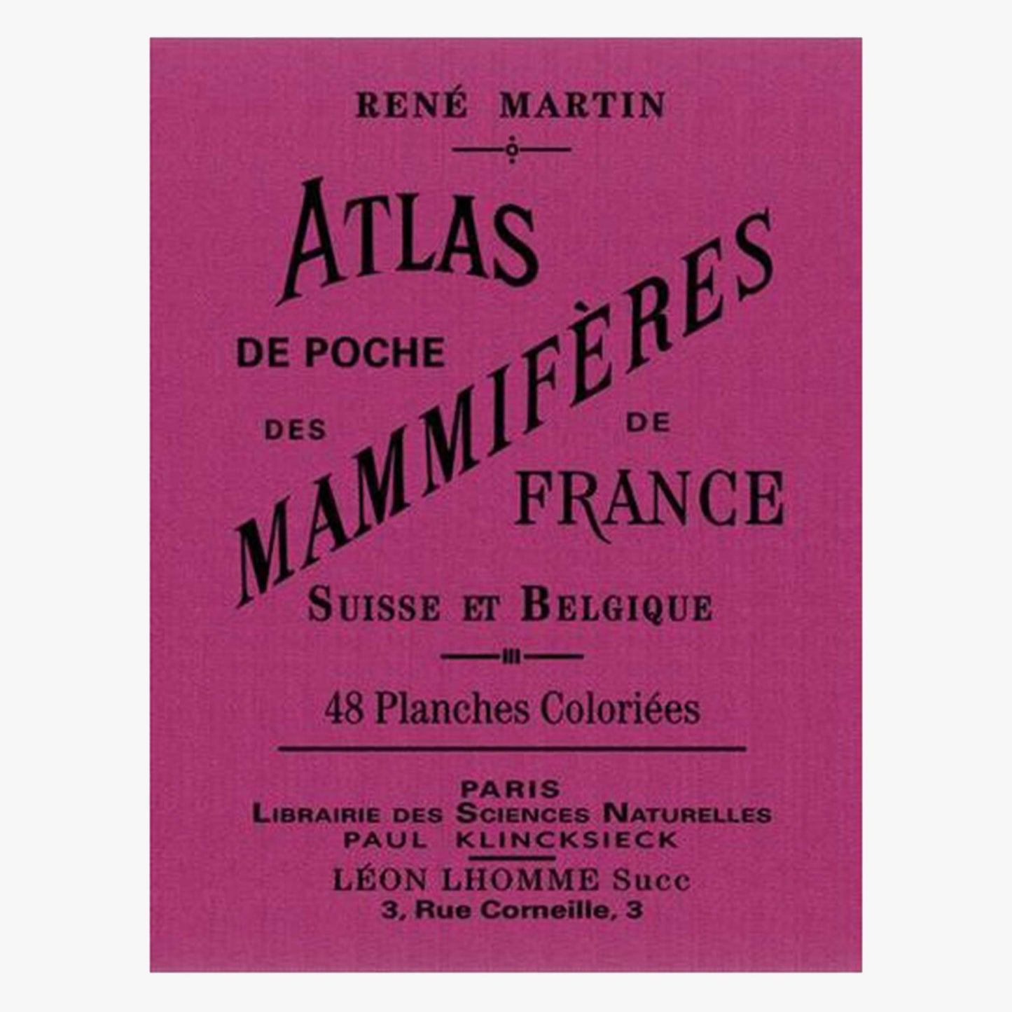 Atlas de poche des MAMMIFERES de France