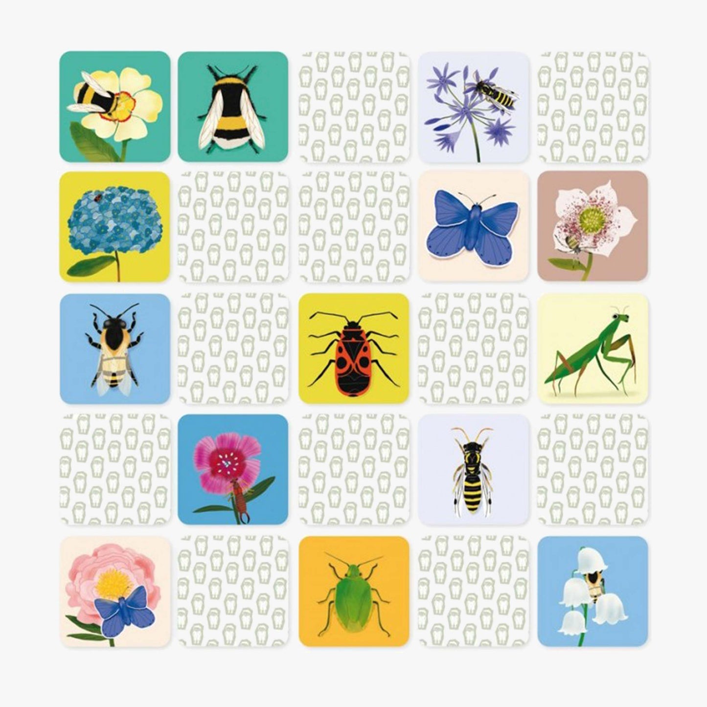 Mémory "L'insecte et sa fleur"