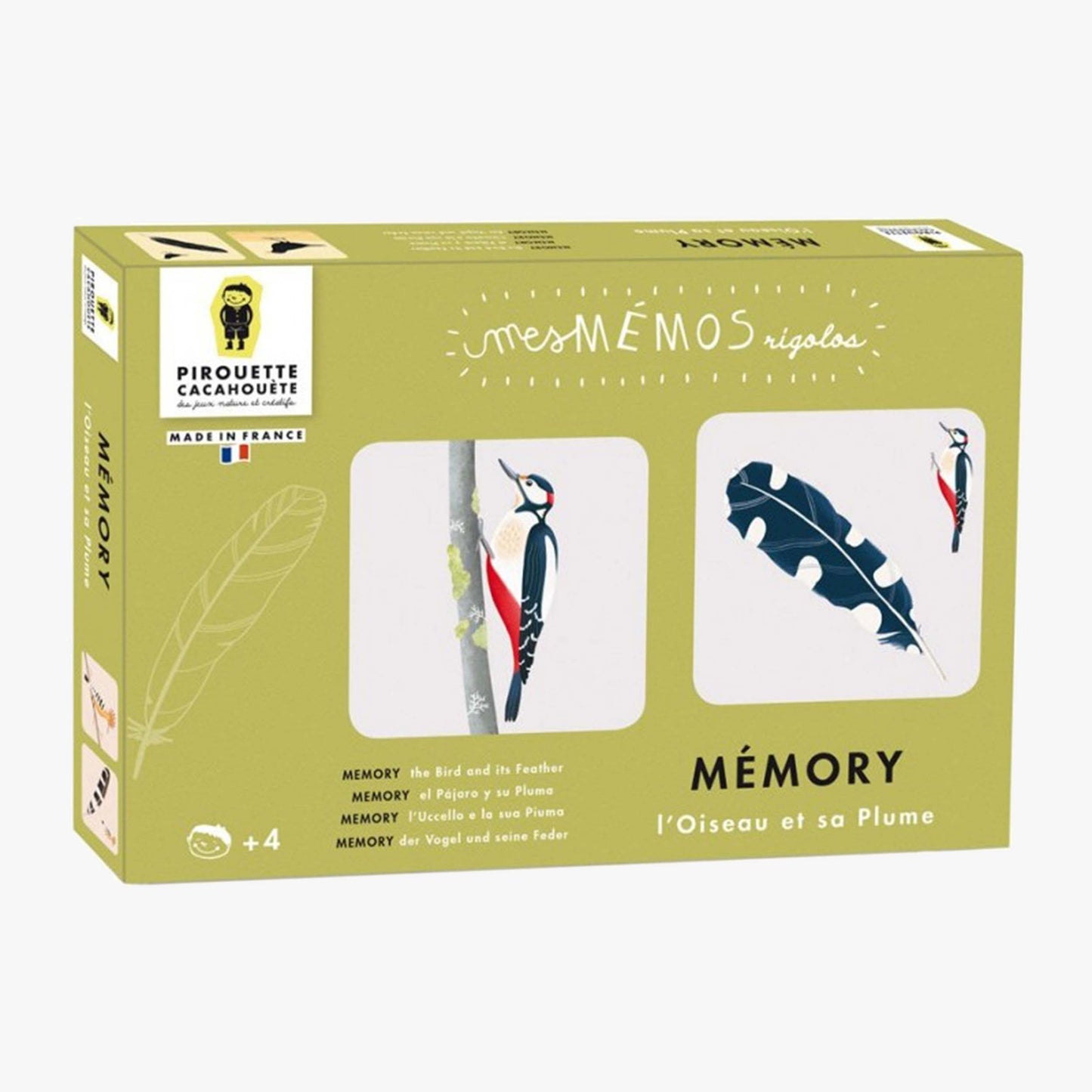 Mémory "L'oiseau et sa plume"