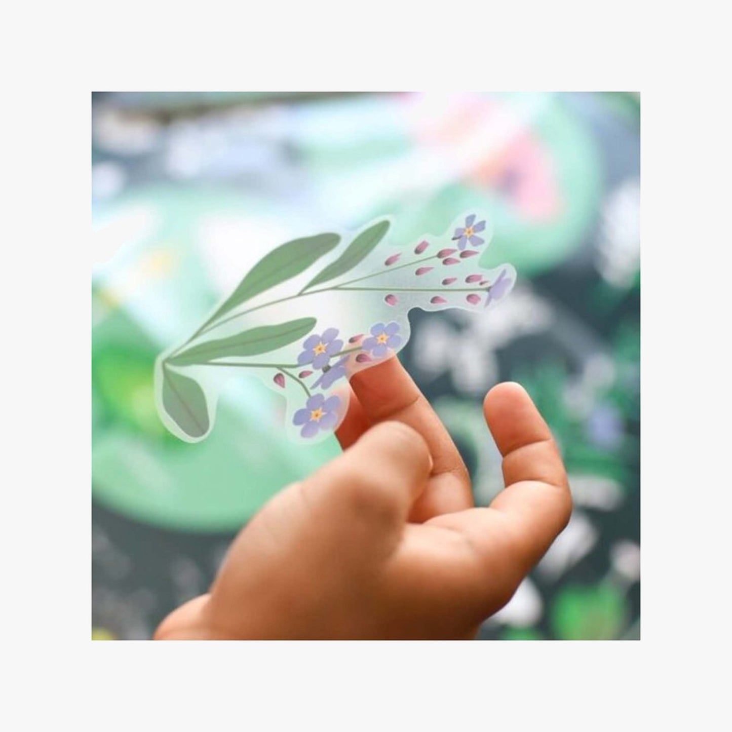 Poster géant "Botanique" + 72 stickers Insectes
