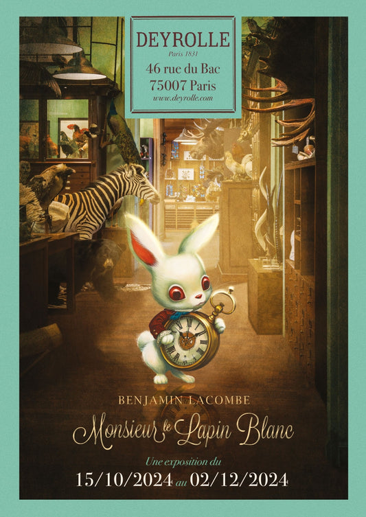 Exposition "Monsieur le Lapin Blanc" de Benjamin Lacombe