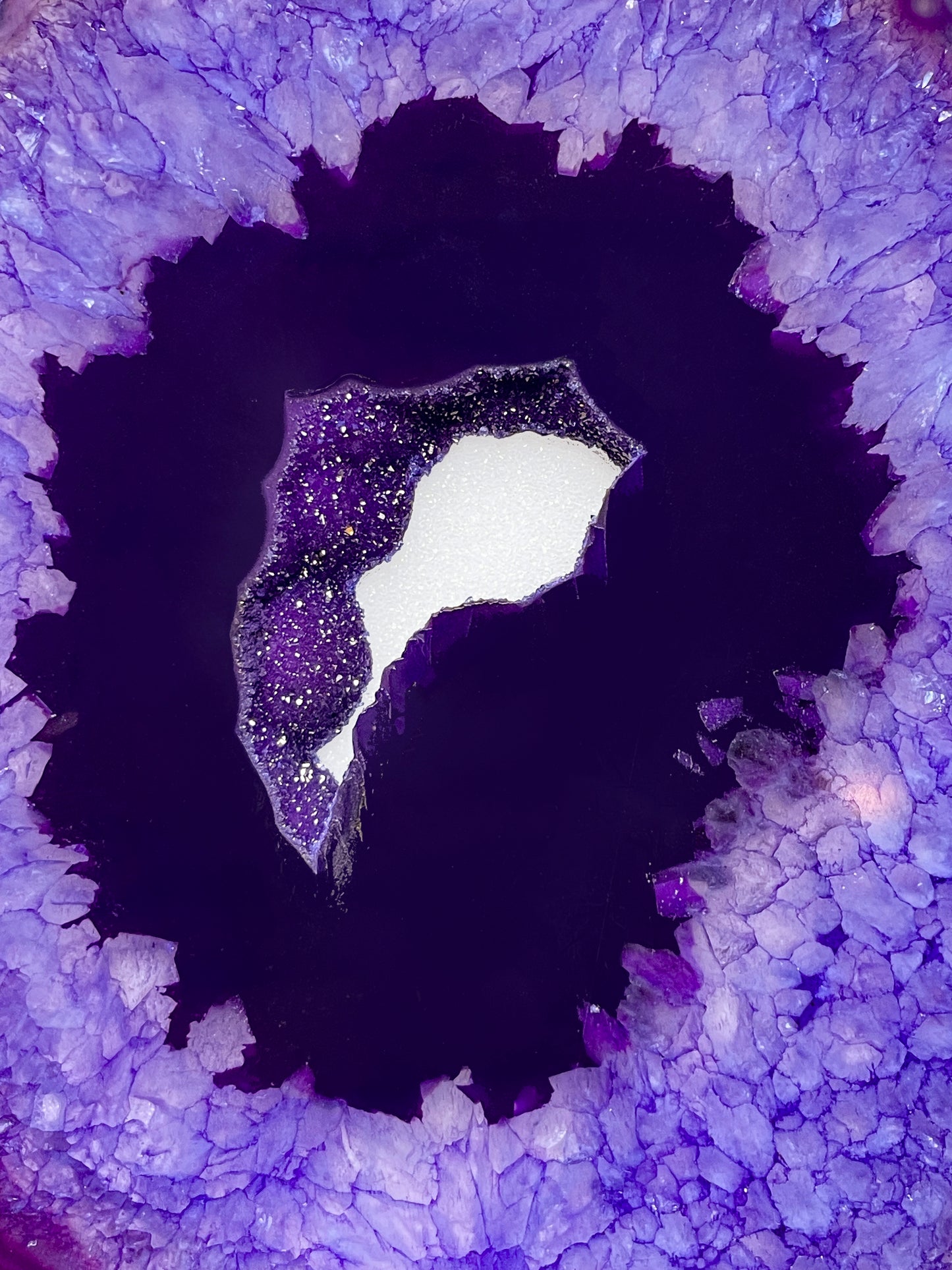 Agate violette 1