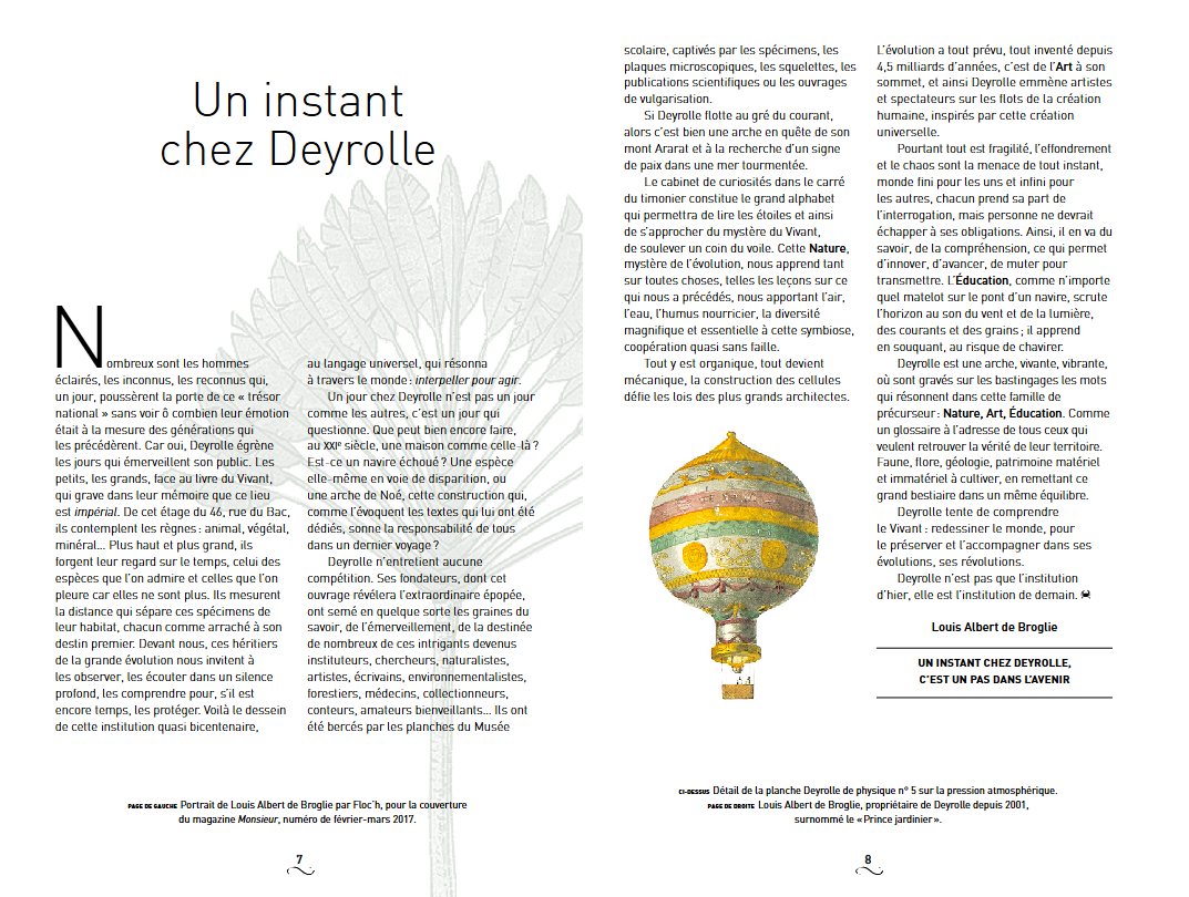 DEYROLLE, un cabinet de curiosité parisien