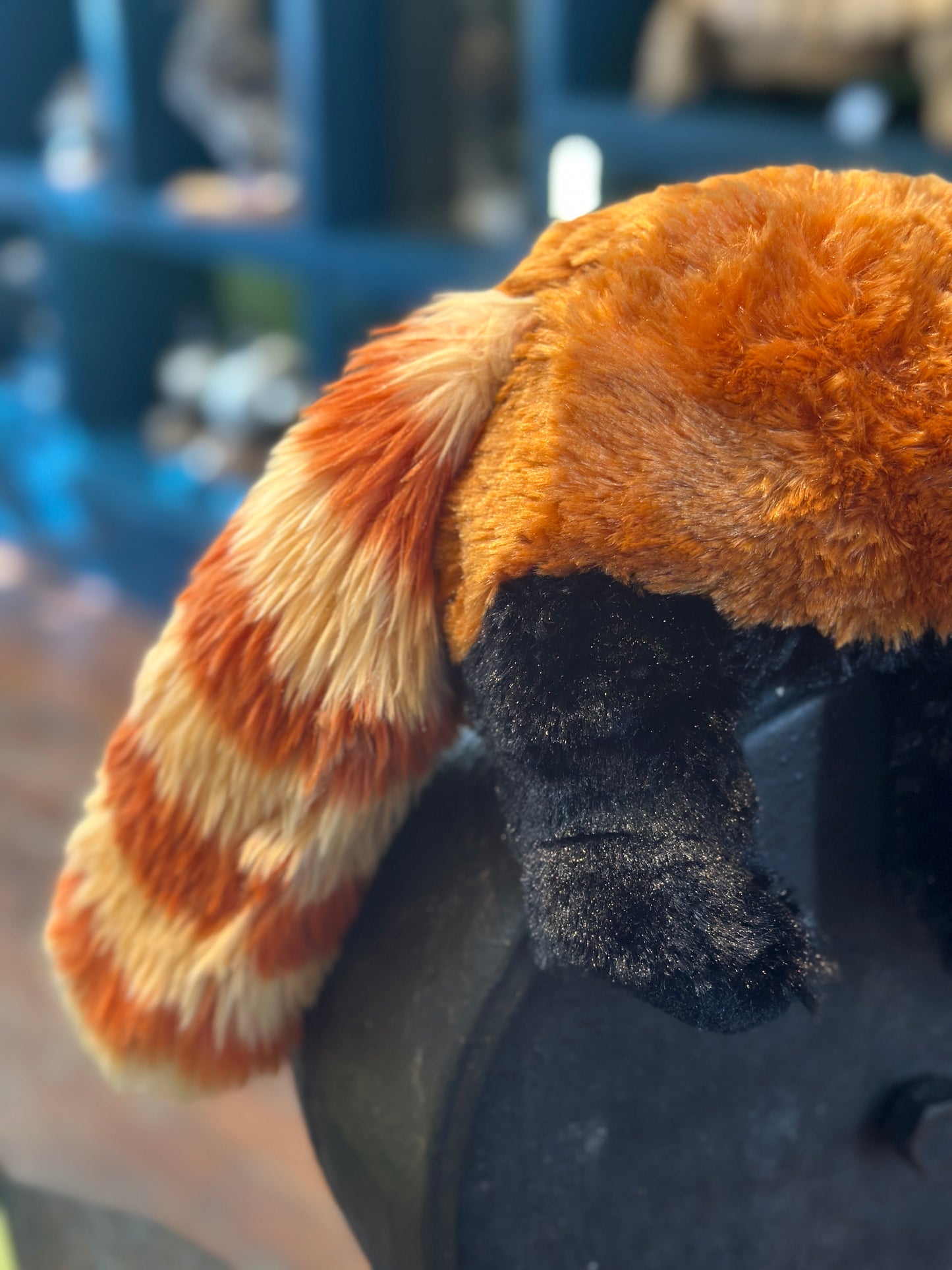 Red panda plush toy