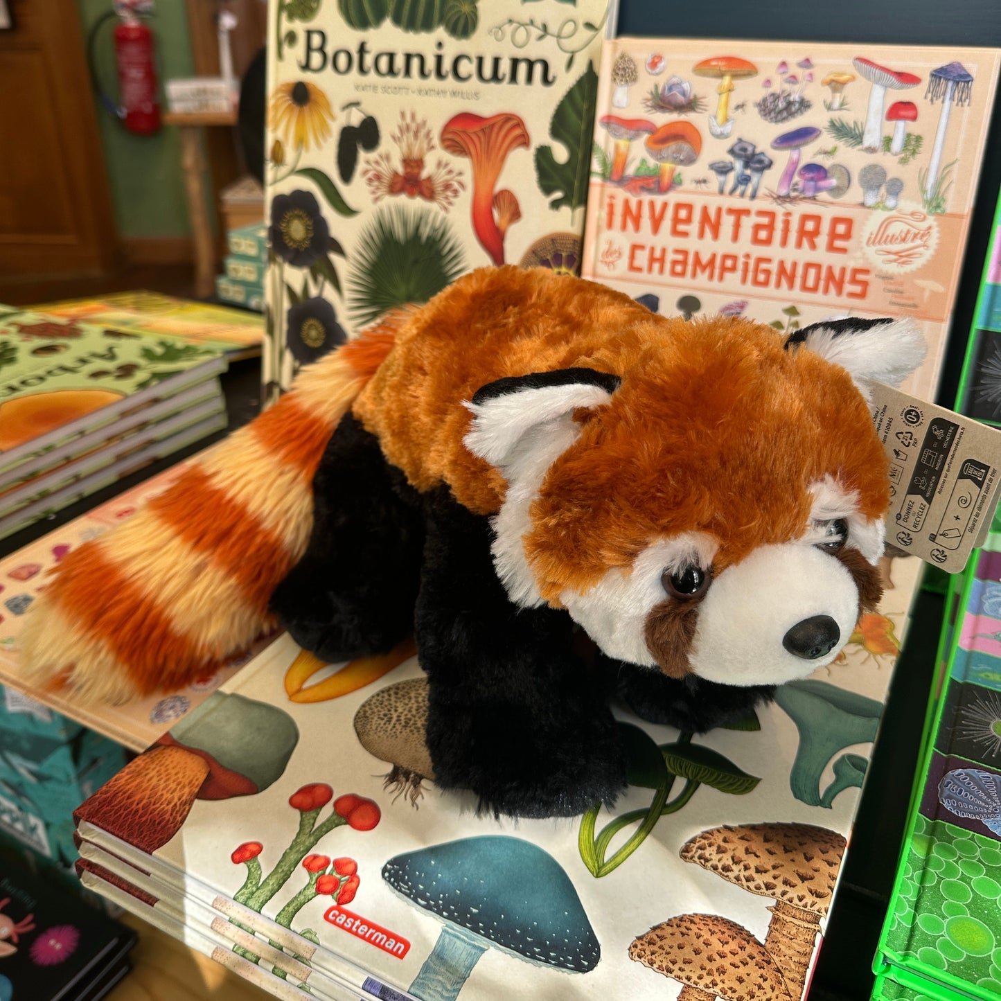 Red panda plush toy