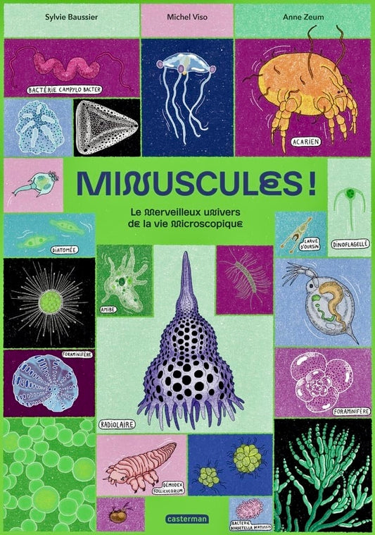 Livre Minuscules ! Le merveilleux univers de la vie microscopique