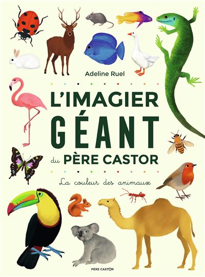 L’imagier géant du père Castor : La couleur des animaux