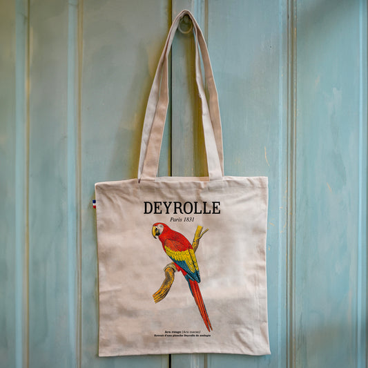 Red Macaw Tote Bag