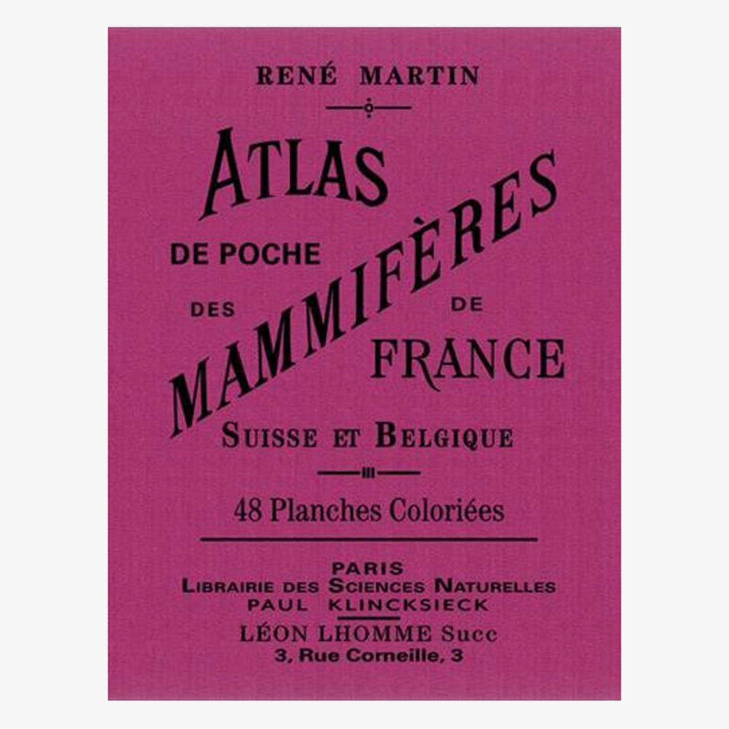 Atlas de poche des MAMMIFERES de France